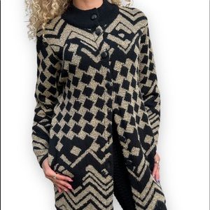 Vintage One of a Kind Mid-Length Cardigan